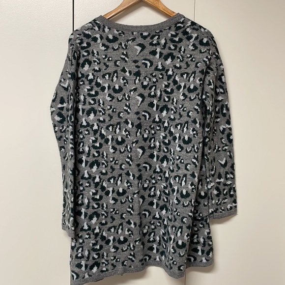 Cynthia Rowley Animal print cardigan - Picture 2 of 5